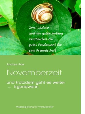 cover image of Novemberzeit